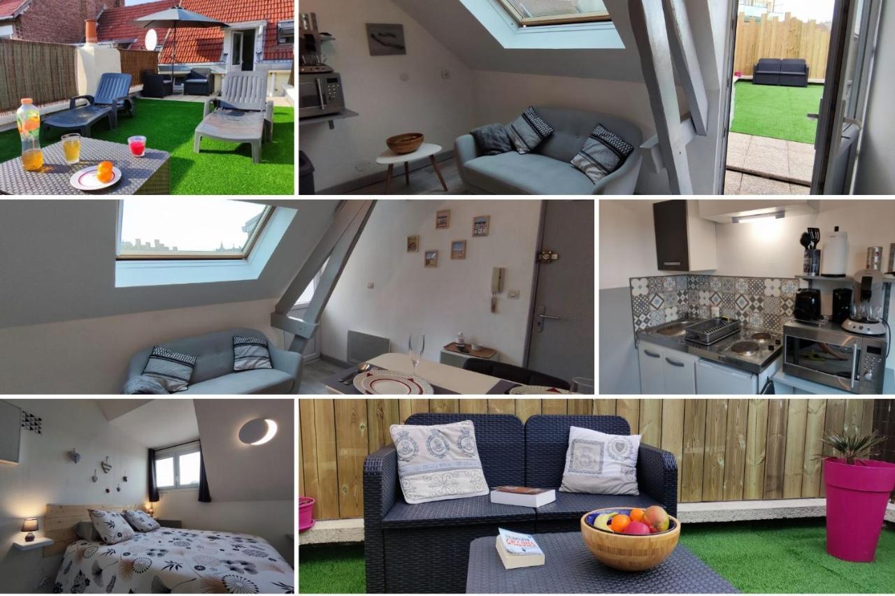 Appartement Joli petit T2 terrasse proche du phare à Calais Extérieur photo